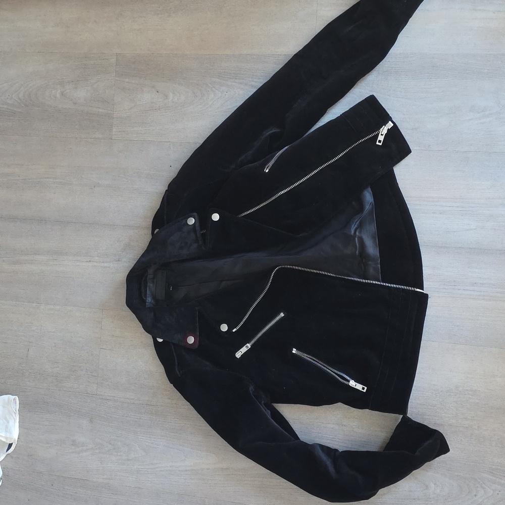 Black Women's Biker Jacket